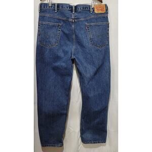 Levis 550 Jeans Mens 42x32 Blue Denim Regular Straight Leg Red Tab EUC Jeans